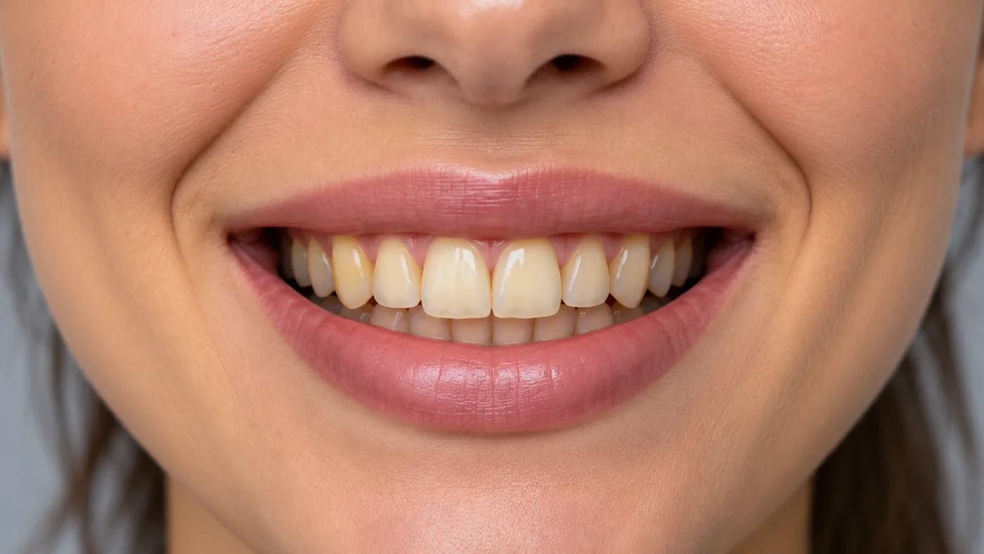 Imagen ilustrativa: sonrisa con dientes amarillentos
